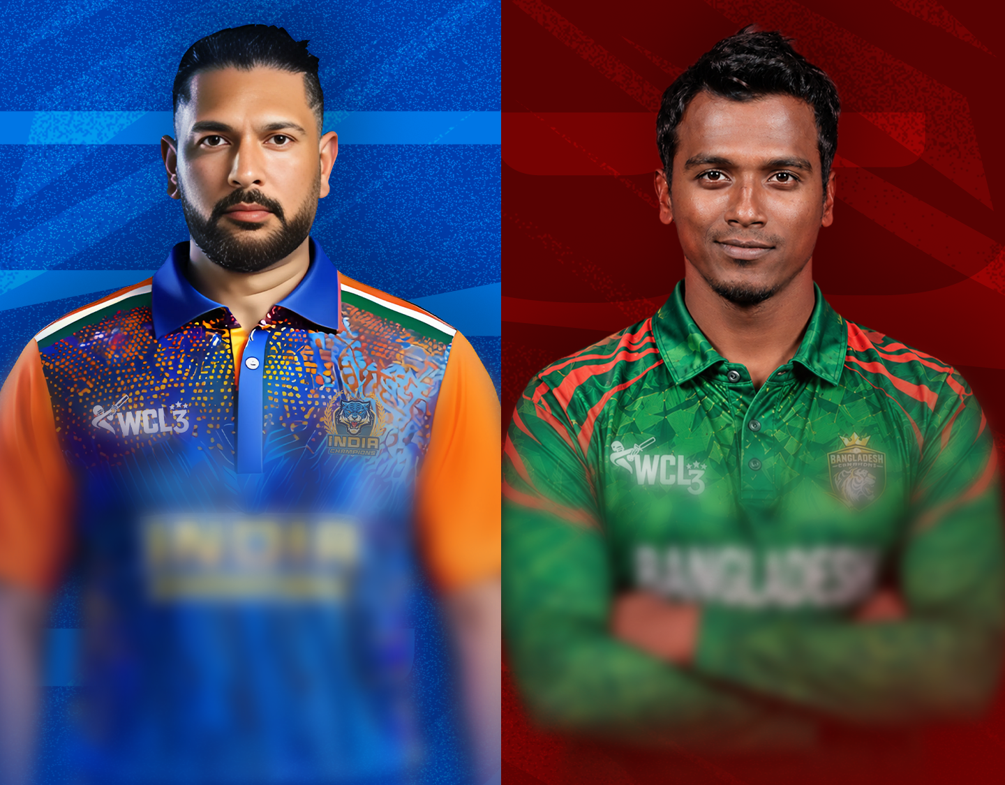 Match 16 of world championship of legends, 2026: india champions vs bangladesh champions banner