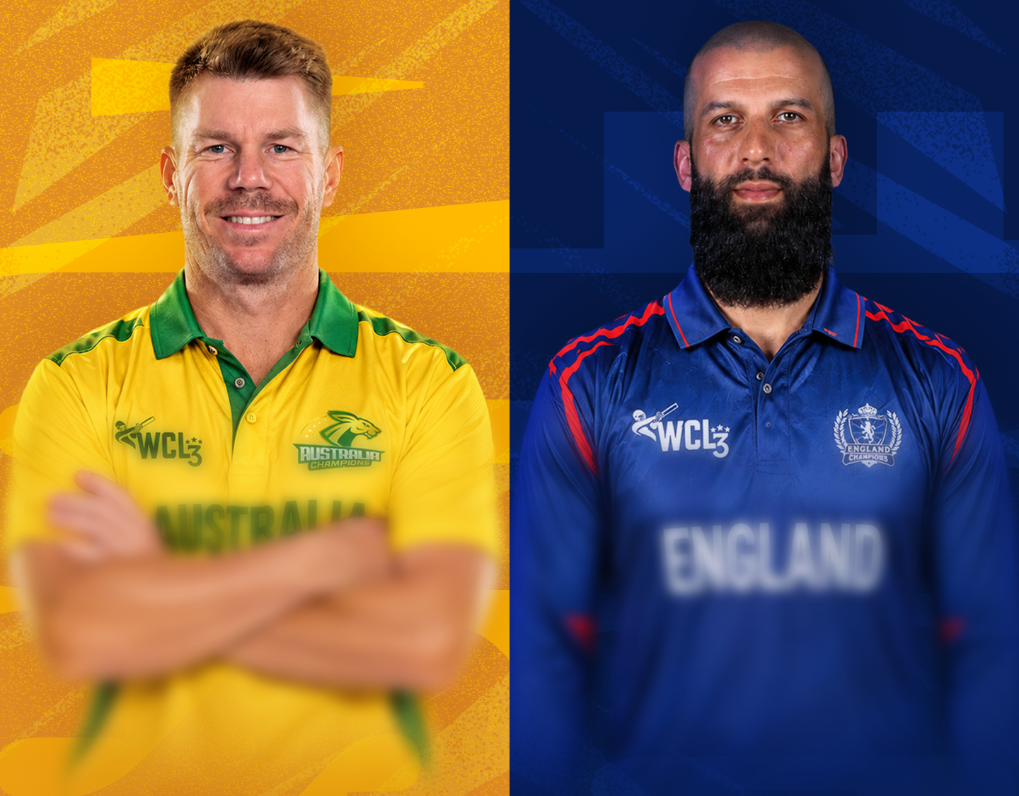 Match 18 of world championship of legends, 2026: australia champions vs england champions banner