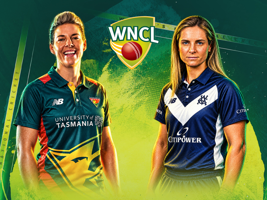 Match 12 of women's national cricket league, 2026/27: tasmania women vs victoria women banner