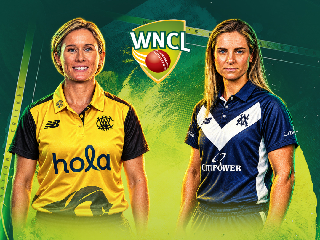 Match 15 of women's national cricket league, 2026/27: western australia women vs victoria women banner