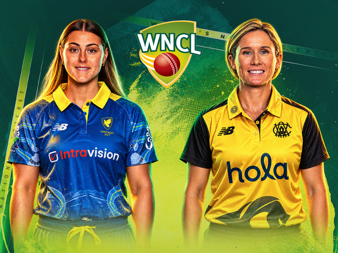 Match 25 of women's national cricket league, 2026/27: act meteors vs western australia women banner