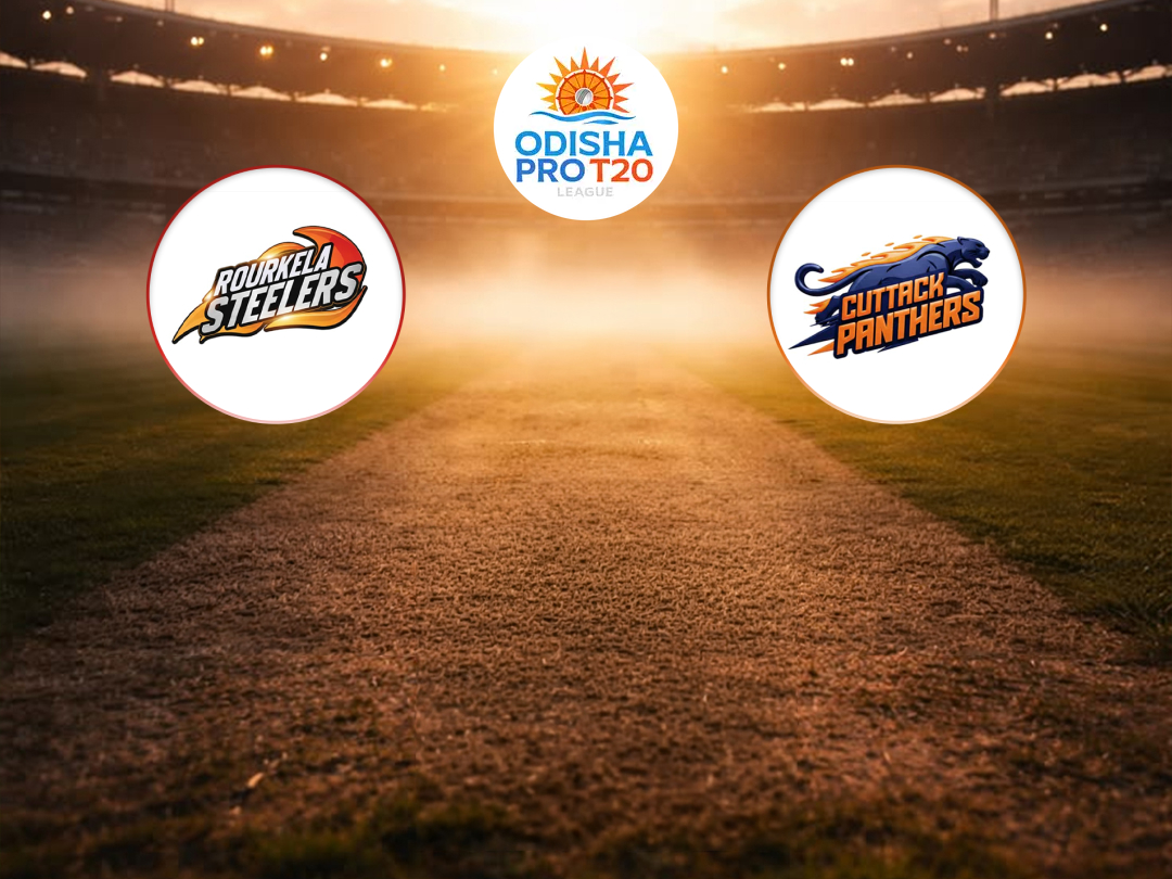 Match 10 of odisha t20 league 2026: rourkela superstars vs cuttack panthers banner