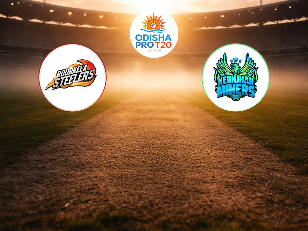 Match 15 of odisha t20 league 2026: rourkela superstars vs keonjhar miners banner
