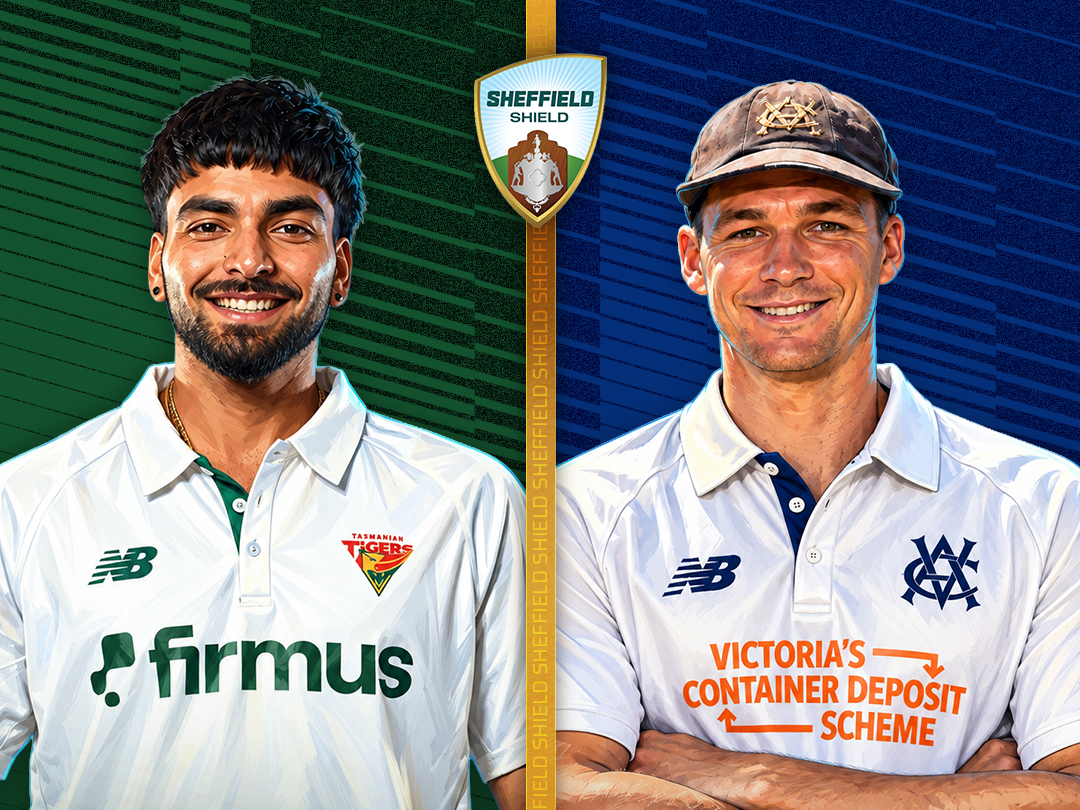 Match 4 of sheffield shield, 2026/27: tasmania vs victoria banner