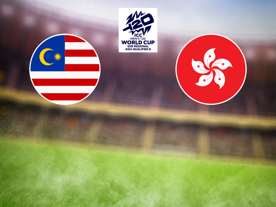 Match 3 of icc men's t20 wc asia sub-regional qualifier b, 2026: malaysia vs hong kong, china banner
