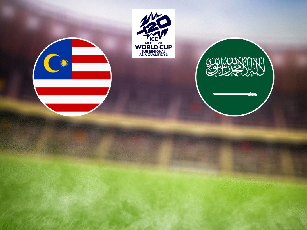 Match 4 of icc men's t20 wc asia sub-regional qualifier b, 2026: malaysia vs saudi arabia banner