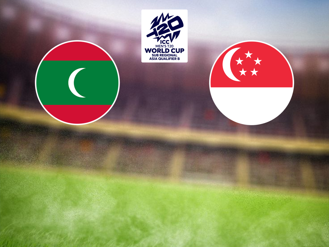 Match 6 of icc men's t20 wc asia sub-regional qualifier b, 2026: maldives vs singapore banner