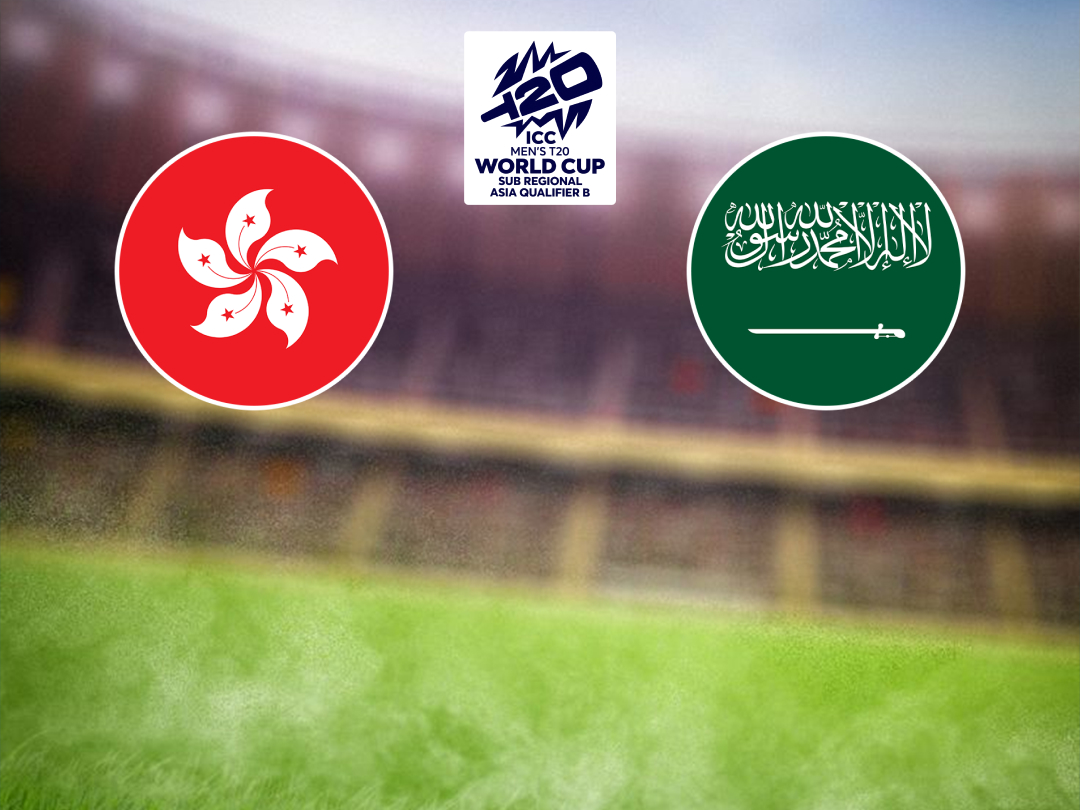 Match 7 of icc men's t20 wc asia sub-regional qualifier b, 2026: hong kong, china vs saudi arabia banner