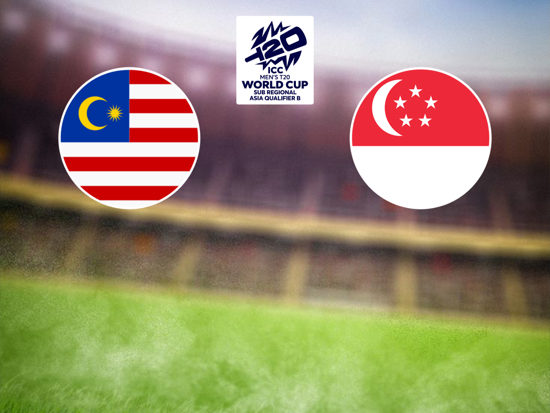 Match 10 of icc men's t20 wc asia sub-regional qualifier b, 2026: malaysia vs singapore banner