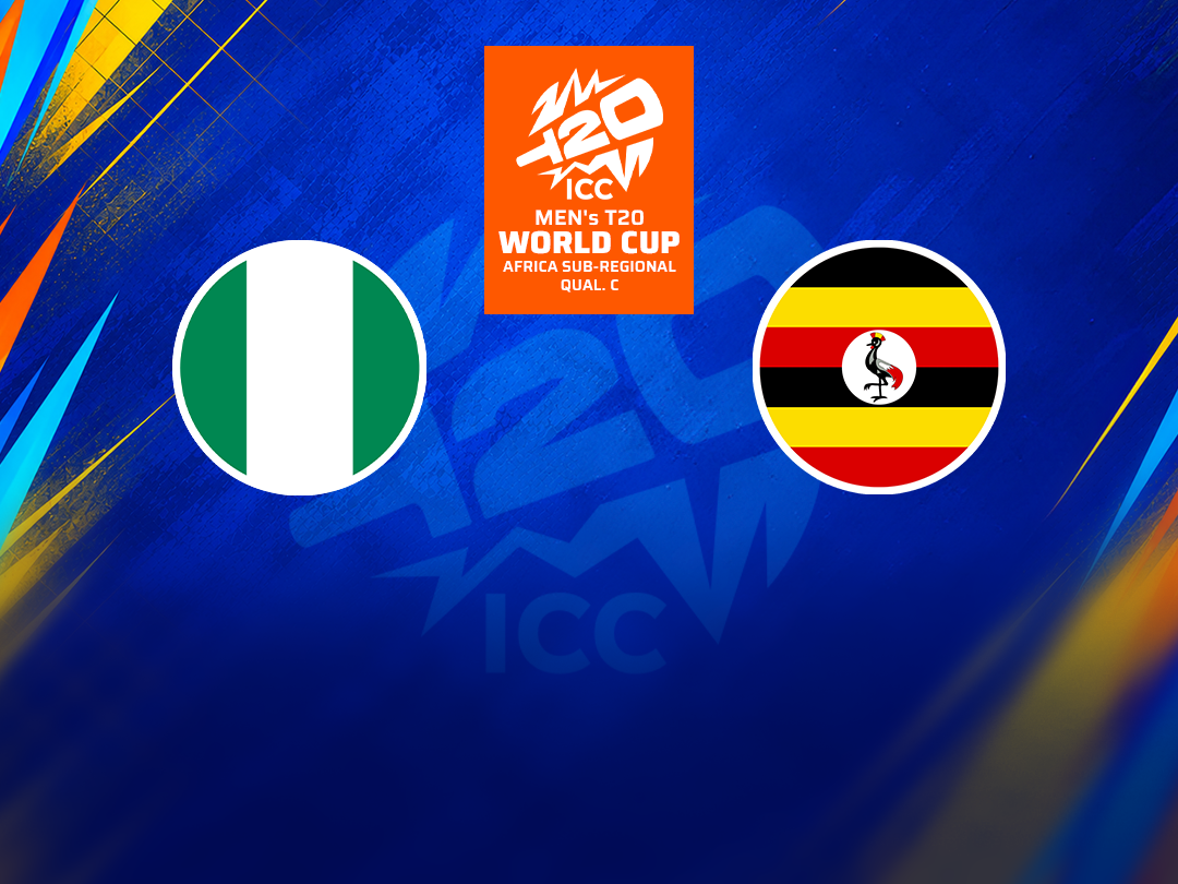 Match 15 of icc men's t20 wc africa sub-regional qualifier c, 2026: nigeria vs uganda banner