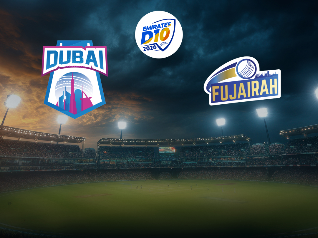 1st semi-final of emirates d10, 2026: dubai vs fujairah banner
