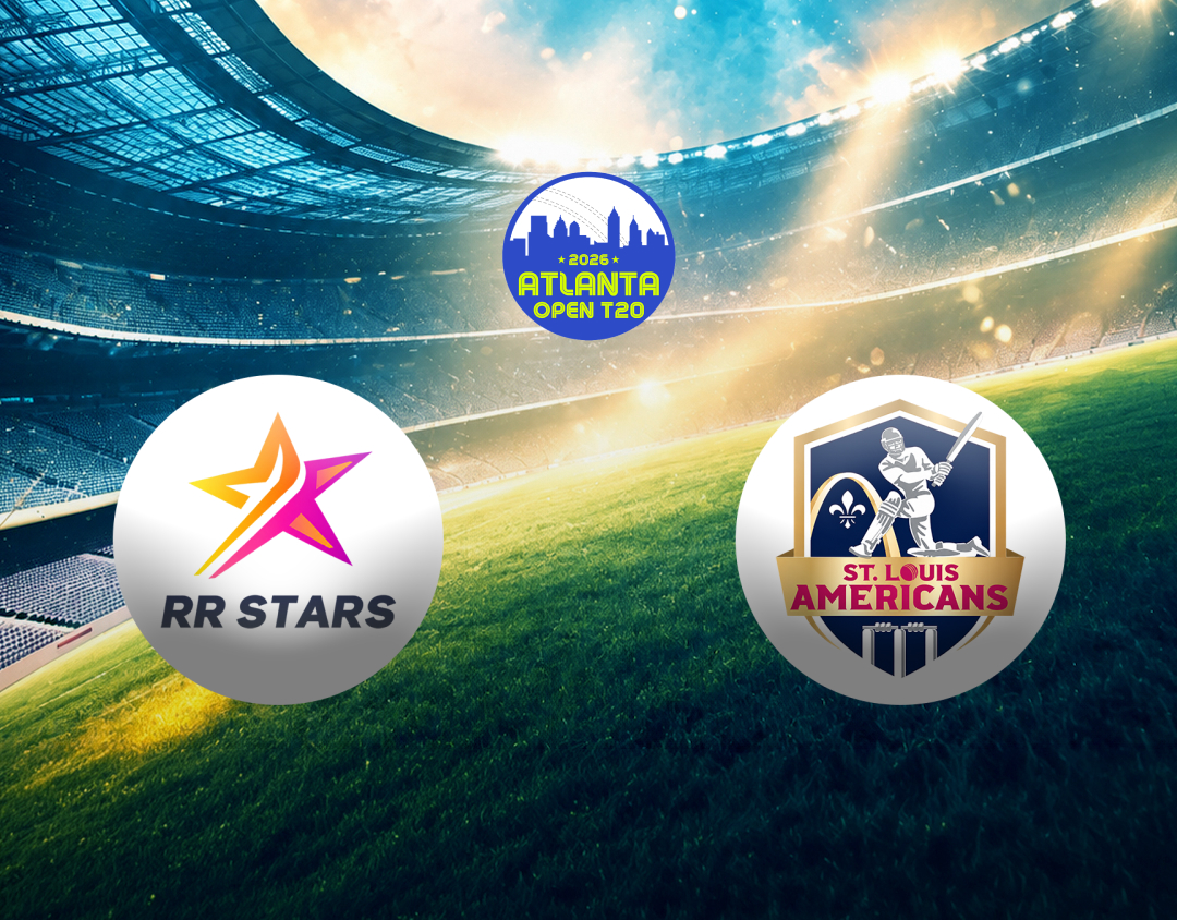 Match 5 of atlanta open t20 2026: rr stars vs st. Louis americans banner