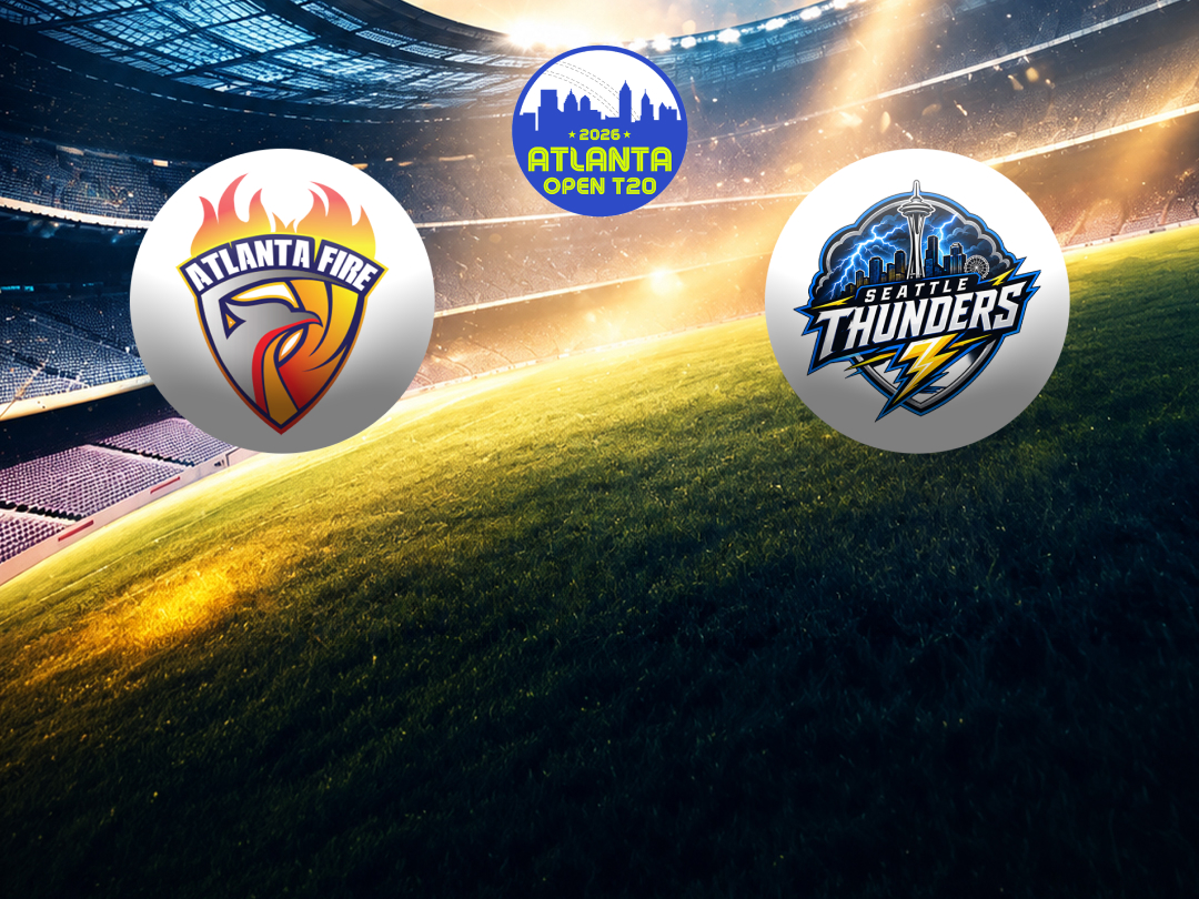 Match 4 of atlanta open women's t20 2026: atlanta fire women vs seattle thunders women banner