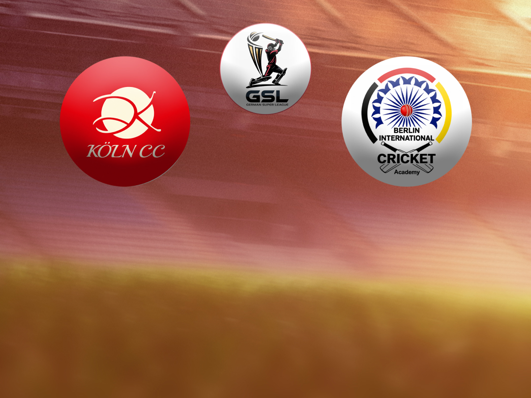 Match 11 of gsl championship 2026: koln cc vs ica berlin banner