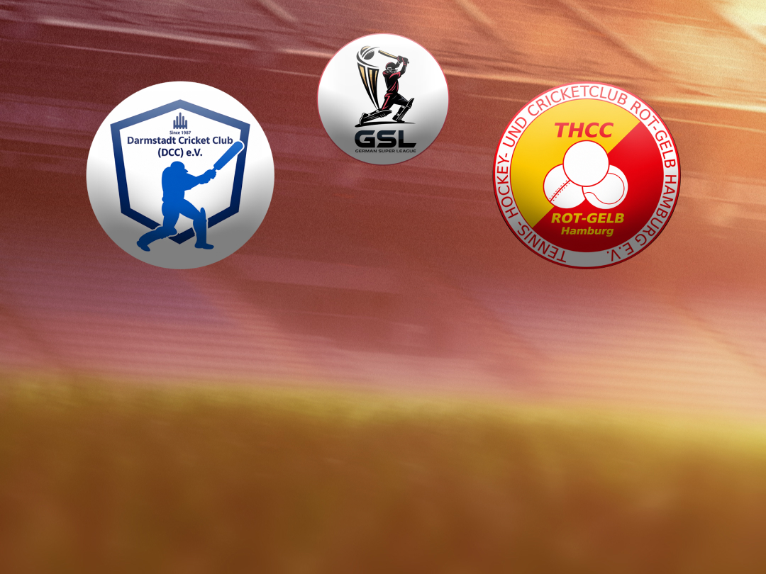 Match 13 of gsl championship 2026: darmstadt cc vs thcc rot-gelb hamburg banner