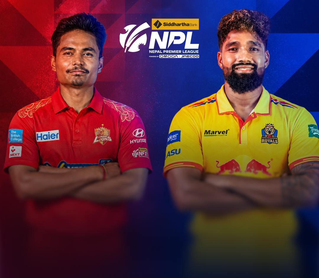 Match 1 of nepal premier league season 3, 2026: lumbini lions vs sudurpaschim royals banner