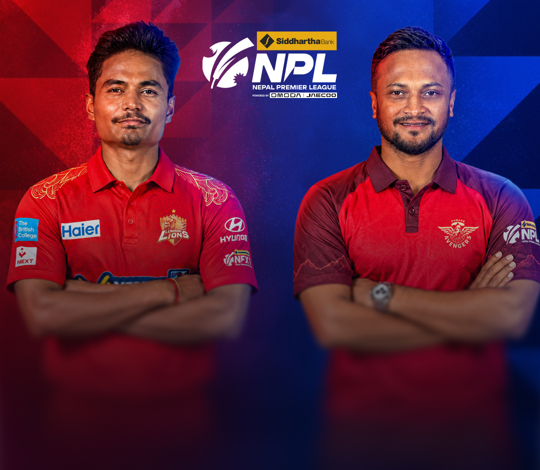Match 13 of nepal premier league season 3, 2026: lumbini lions vs pokhara avengers banner