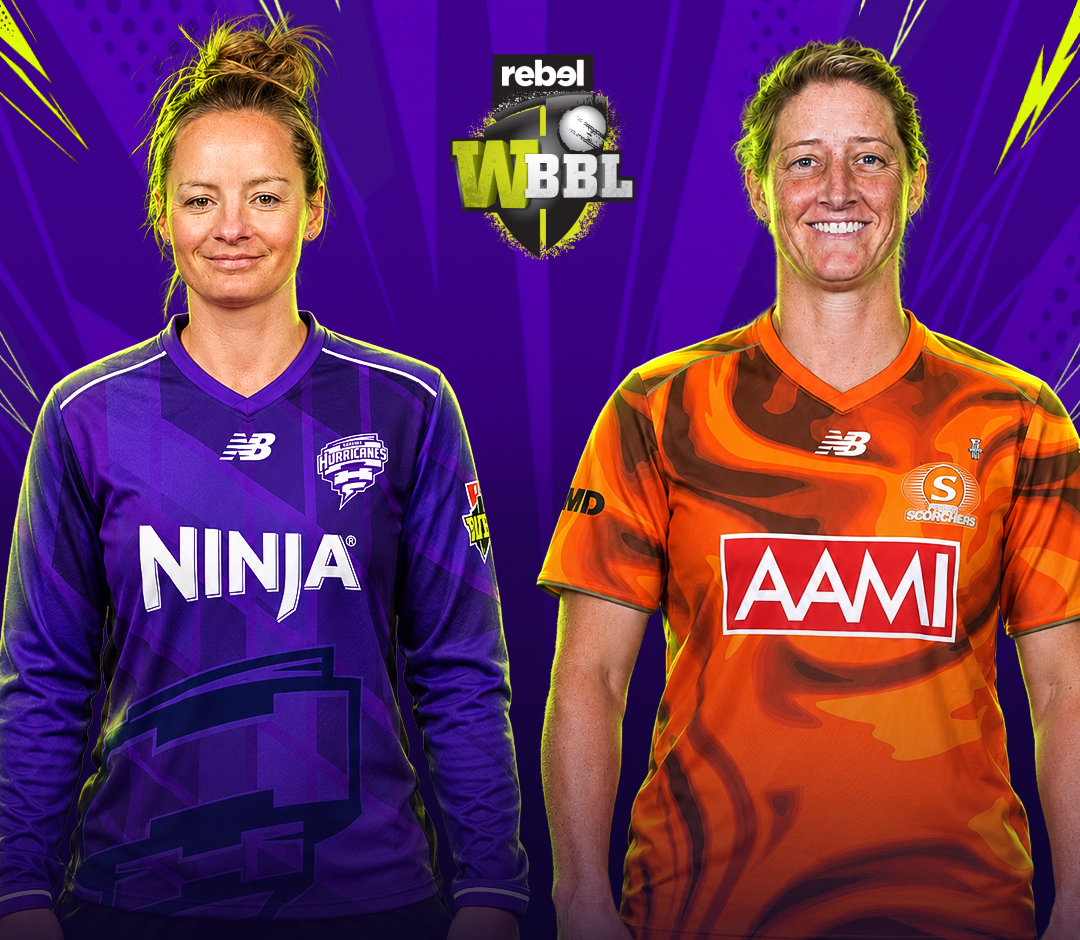 Women's big bash league, 2026 of women's big bash league, 2026: hobart hurricanes women vs perth scorchers women banner