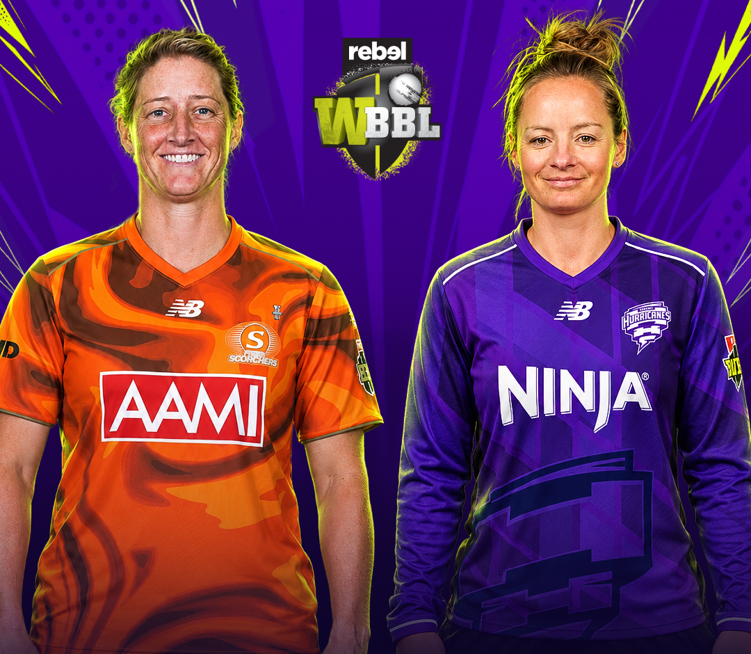 Women's big bash league, 2026 of women's big bash league, 2026: perth scorchers women vs hobart hurricanes women banner