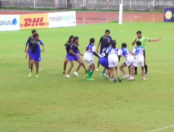M42: Puducherry 0-5 Andhra Pradesh | Senior National Rugby 7s Women's 2024