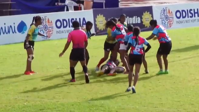 M43: Tamil Nadu 7-44 Bihar | Senior National Rugby 7s Women's 2024