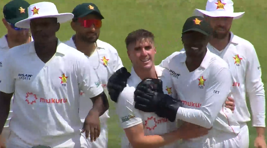 History Made! Brian Bennett clinched his first Test fifer