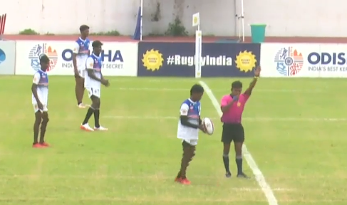 M6: Andhra Pradesh 10-5 Chandigarh | Boys Junior National Rugby 7s 2024