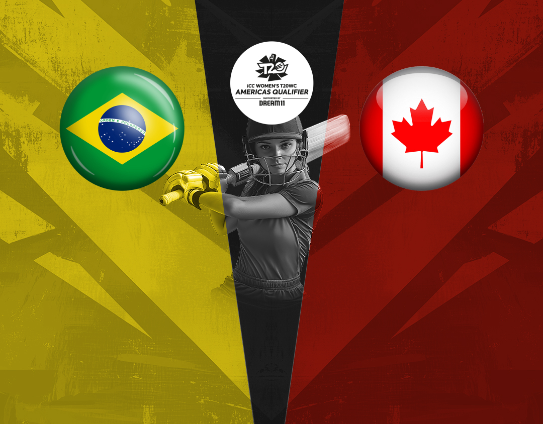 Match 7 of icc women's t20 world cup americas qualifier: brazil women vs canada women banner