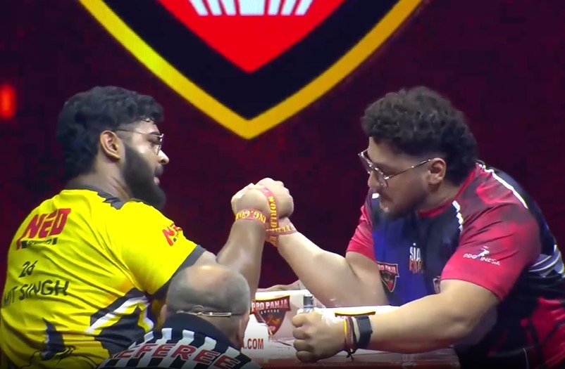 Rohtak Rowdies vs Kiraak Hyderabad | Dara Singh vs Amit Singh (100kg) | English Highlights