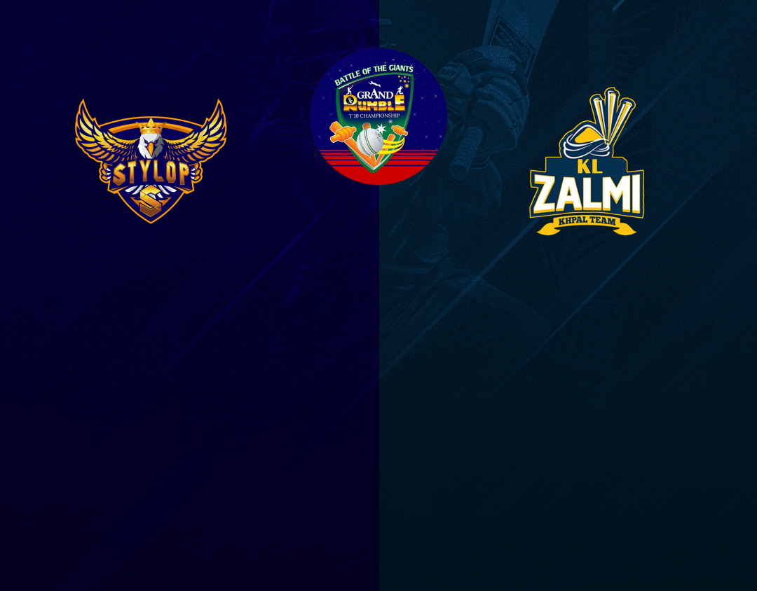 Match 6 of grand rumble t10 championship season 2: stylop golden eagles vs kl zalmi banner