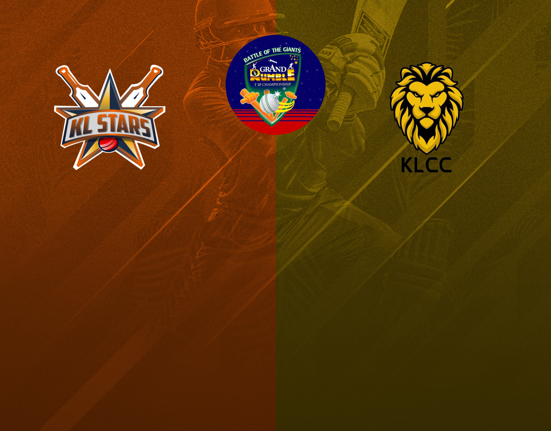 Plate 3rd place play-off of grand rumble t10 championship season 2: kl stars vs kuala lumpur cricket club banner