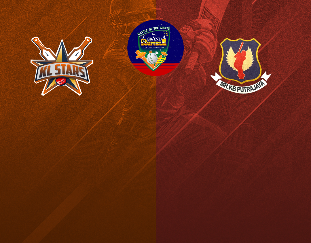 Match 2 of grand rumble t10 championship round 2, 2024: kl stars vs mr kb putrajaya cc banner