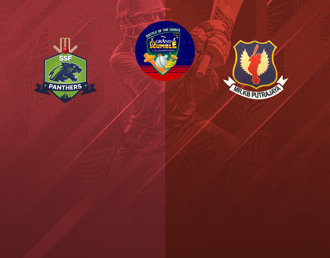 Match 10 of grand rumble t10 championship round 2, 2024: ssf panthers vs mr kb putrajaya cc banner