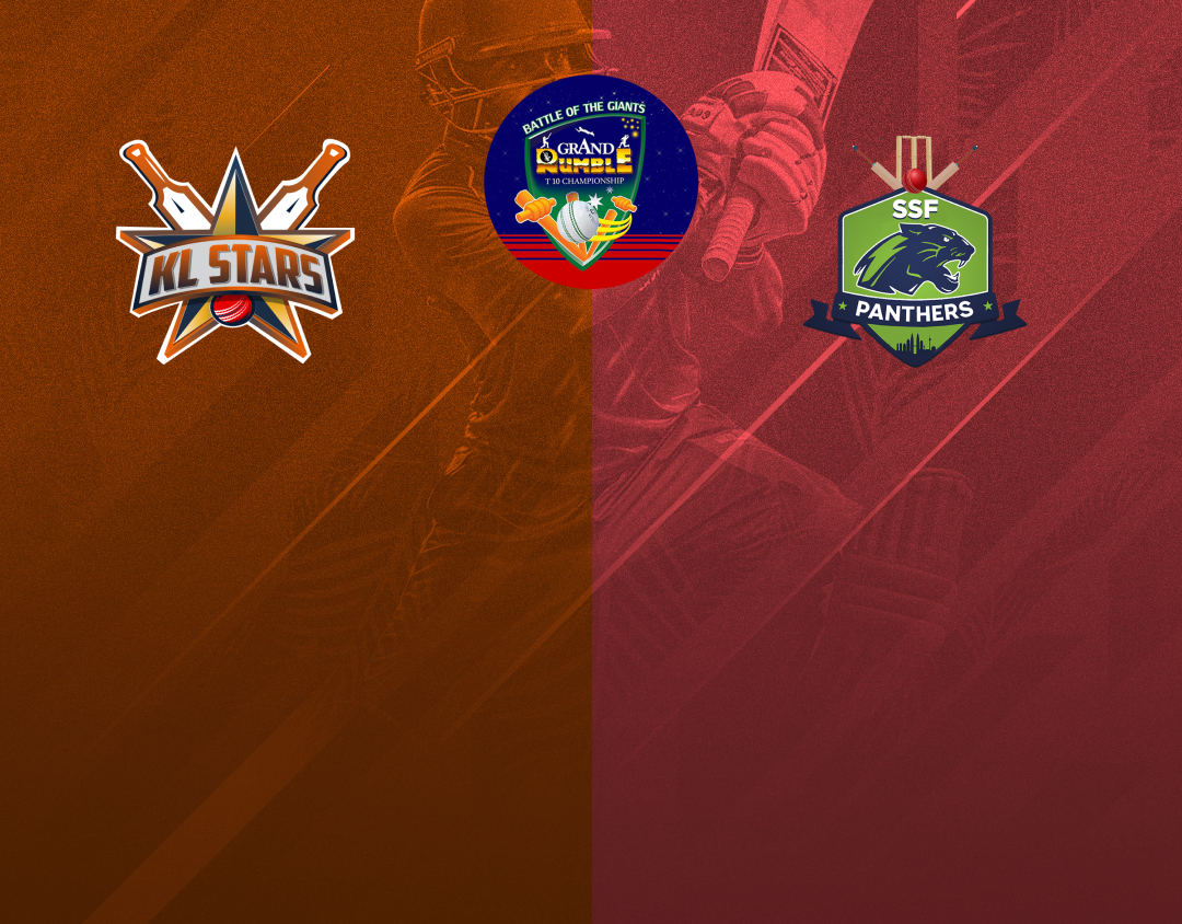 Match 14 of grand rumble t10 championship round 2, 2024: kl stars vs ssf panthers banner