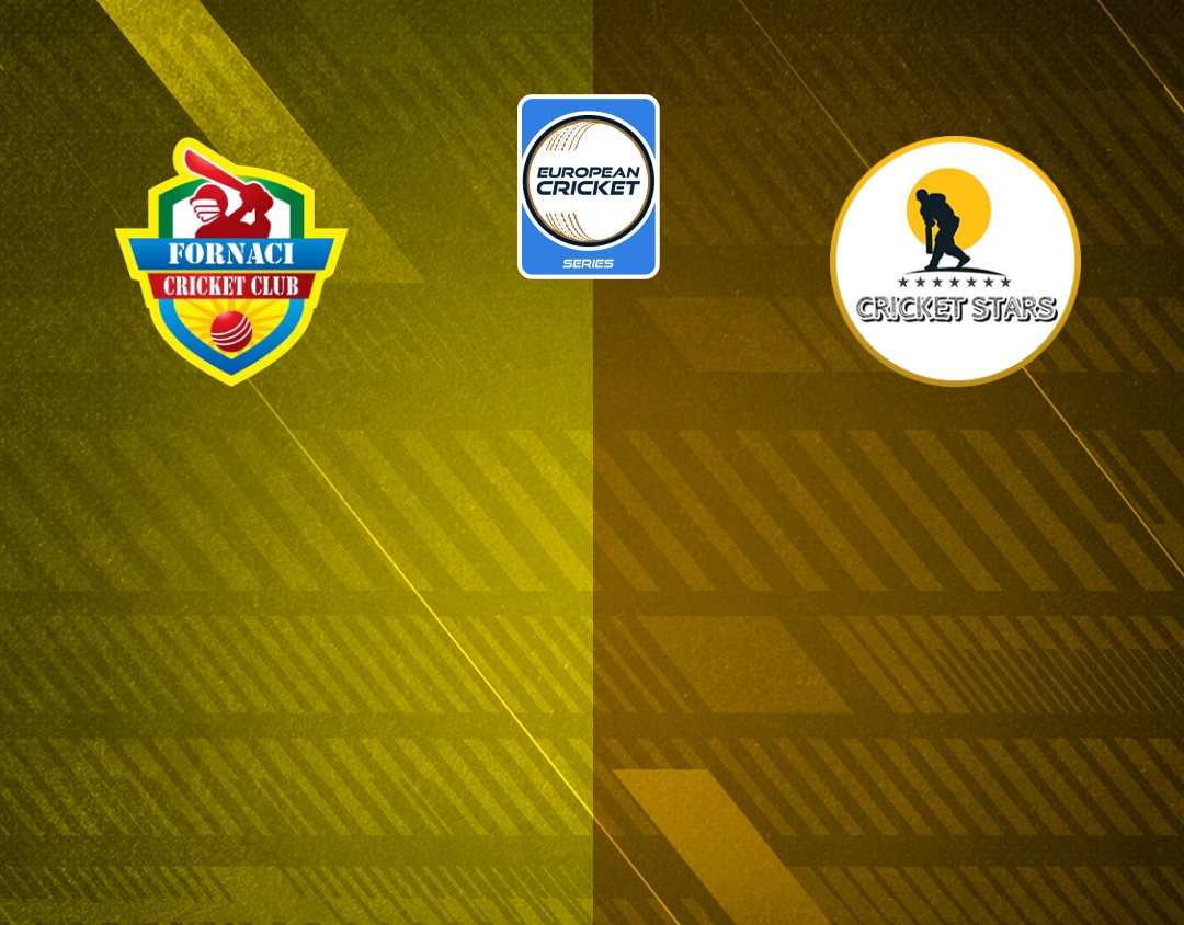 Match 7 of ecs italy, brescia, 2024: fornaci vs cricket stars banner