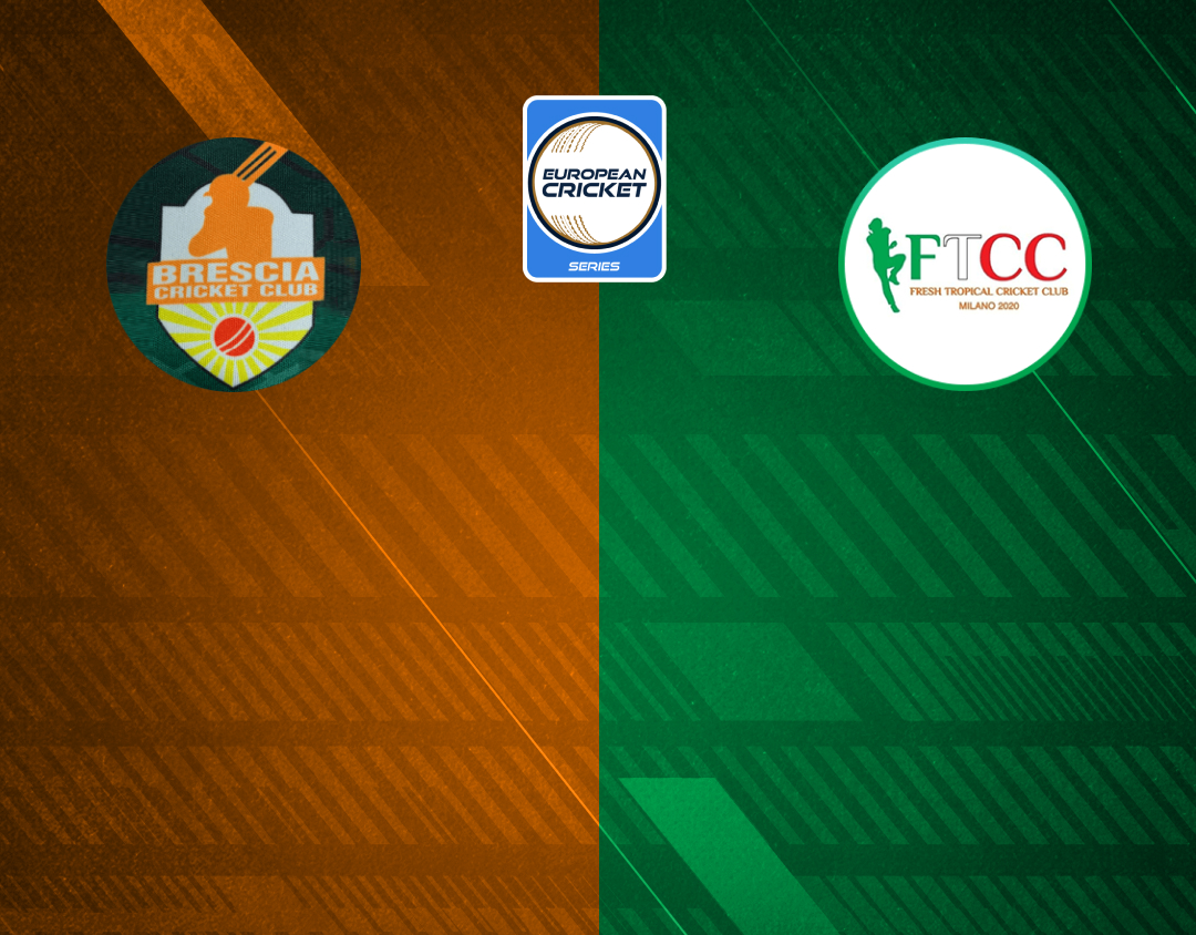 Match 15 of ecs italy, brescia, 2024: brescia cc vs fresh tropical banner