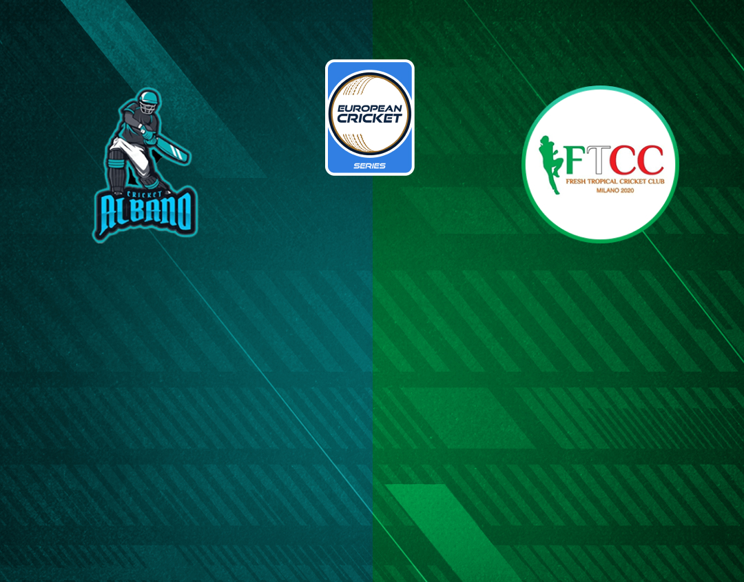 Match 27 of ecs italy, brescia, 2024: albano vs fresh tropical banner