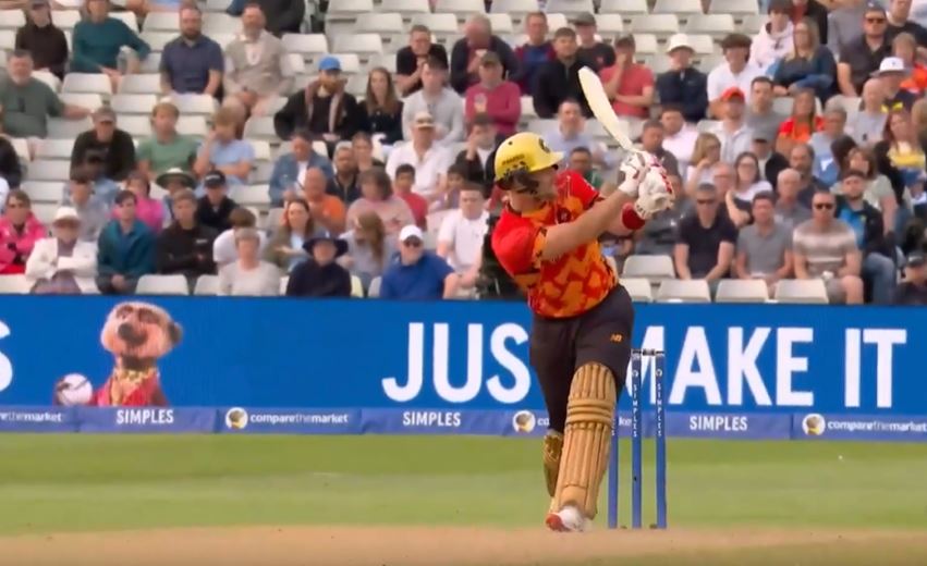 99 METRES! Livingstone sent the ball out of the park