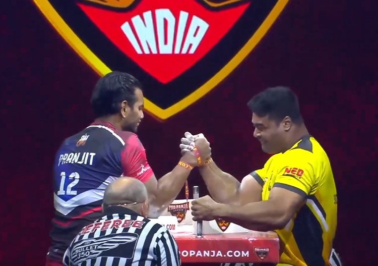 Rohtak Rowdies vs Kiraak Hyderabad | Pranjit Saikia vs Siddharth Malakar (90kg) | English Highlights