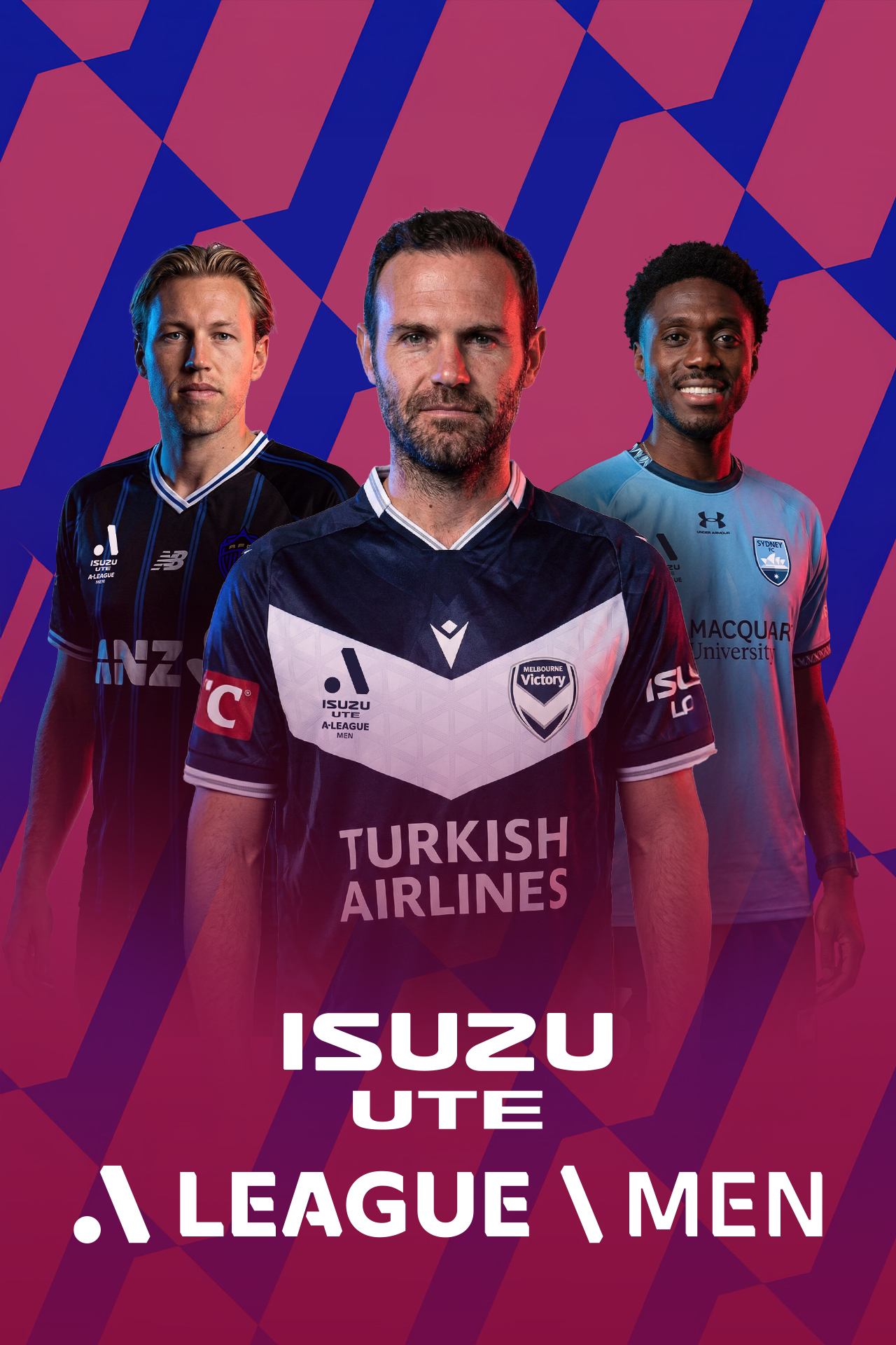 A league 2025-26 football vertical banner