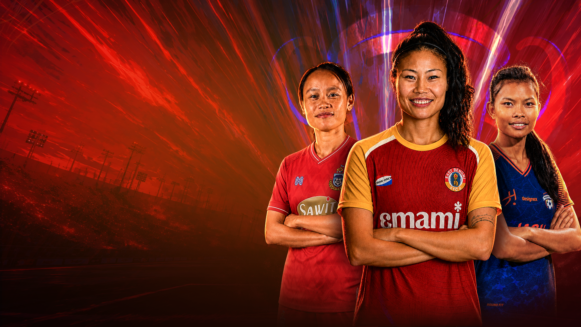 Afc women's champions league qualifier 2026-27 football banner
