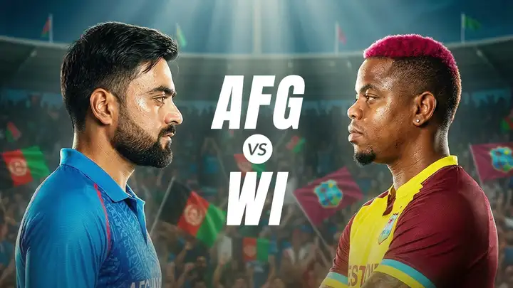 Afghanistan vs West Indies T20I 대표 이미지