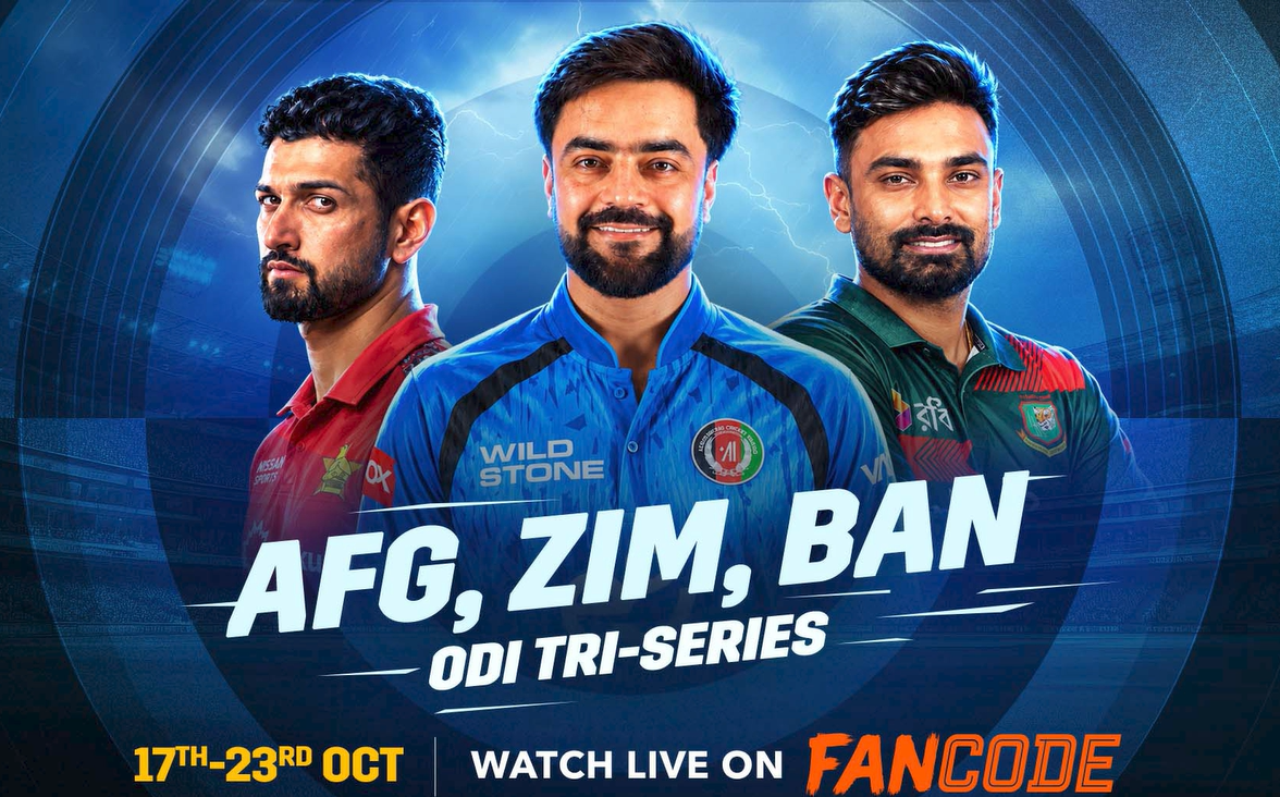 Afghanistan, Bangladesh & Zimbabwe Tri Series 2026: Live on FanCode!
