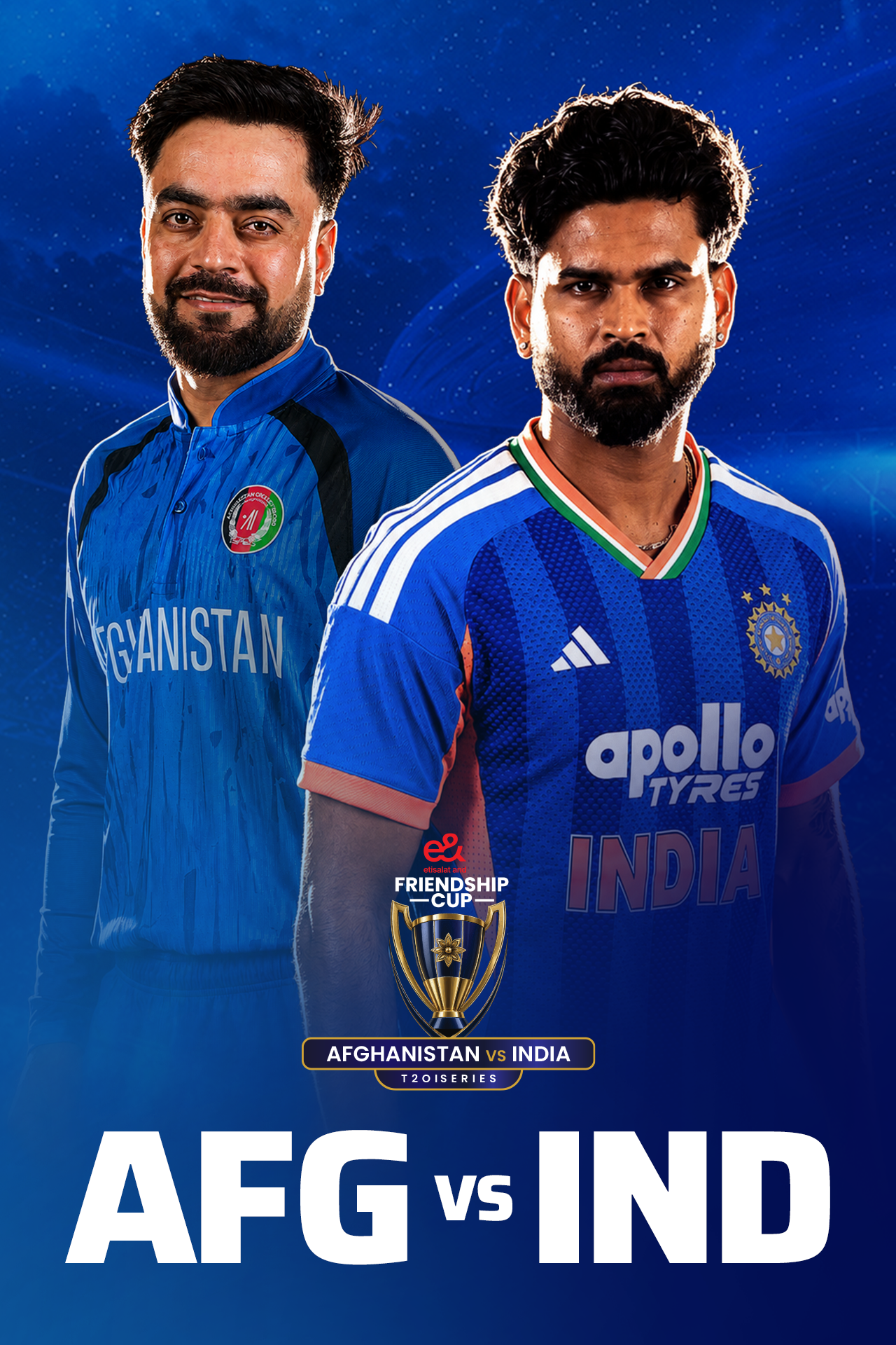 India tour of afghanistan, 2026 cricket vertical banner
