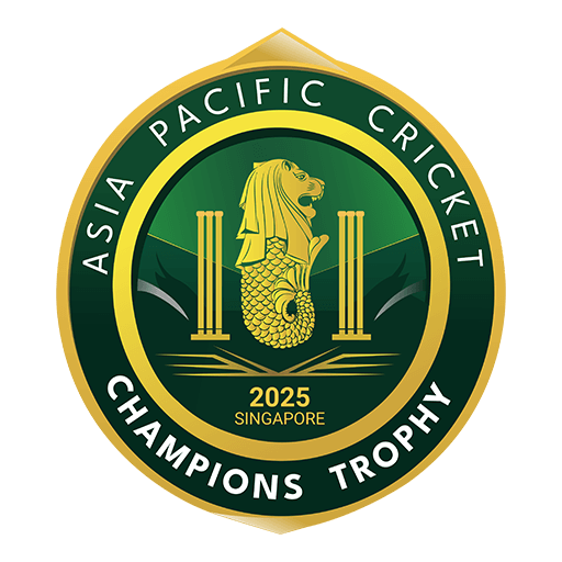 Asia-pacific cricket champions trophy, 2025 logo