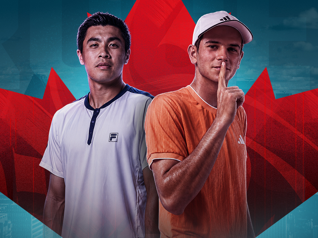 Jodar vs nakashima of atp masters omnium banque national 2026 banner