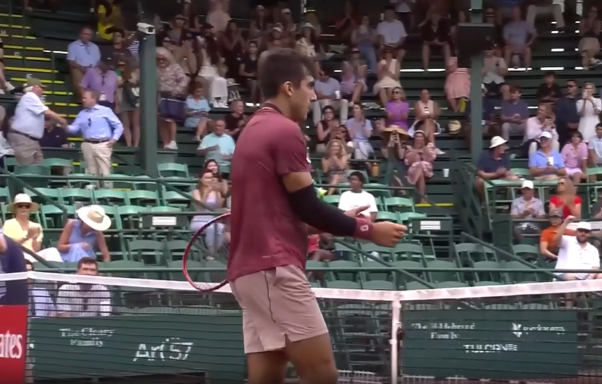 Roman Andres Burruchaga vs Brandon Nakashima | Day 4 | Stadium Court 