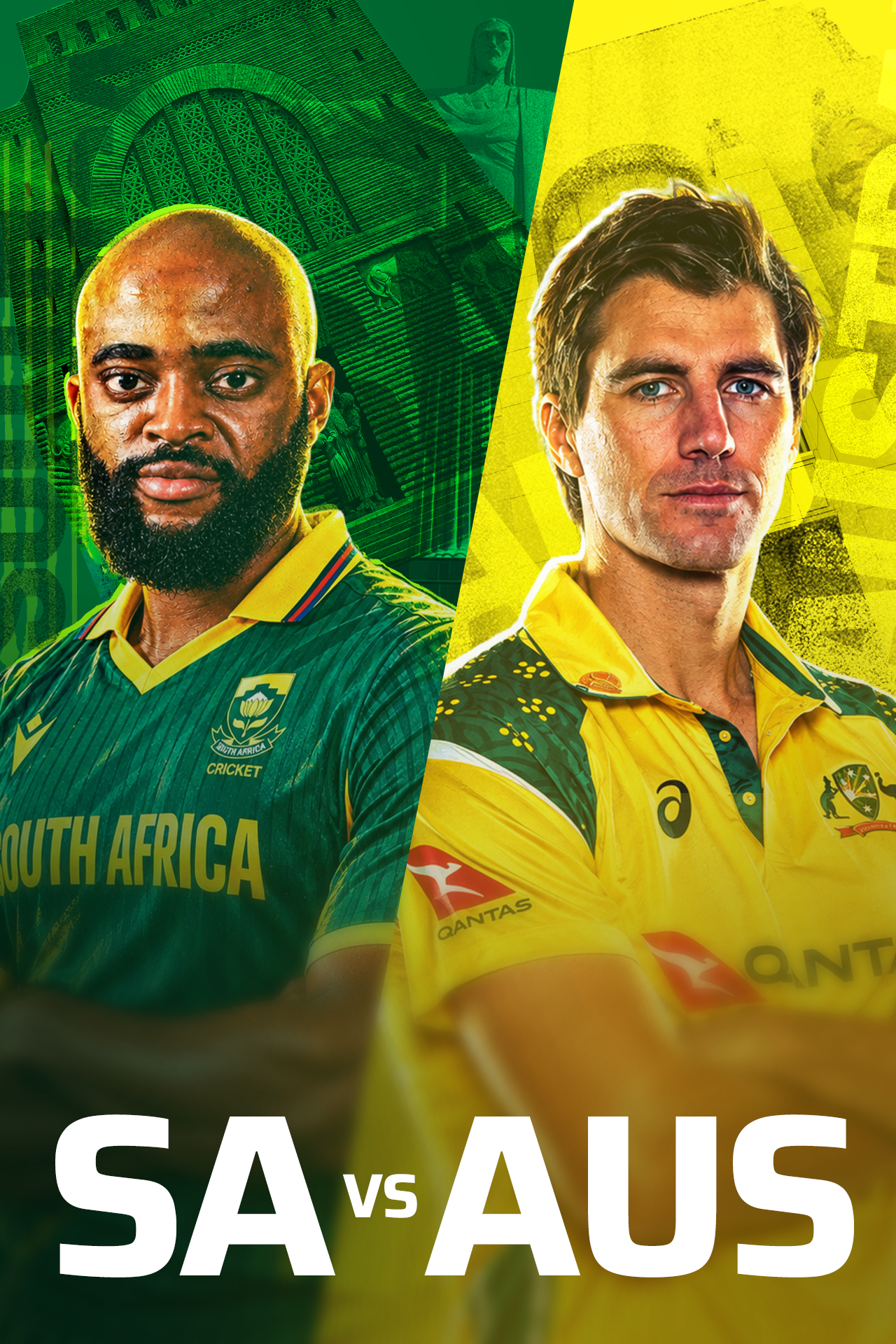 Australia tour of south africa, 2026 cricket vertical banner