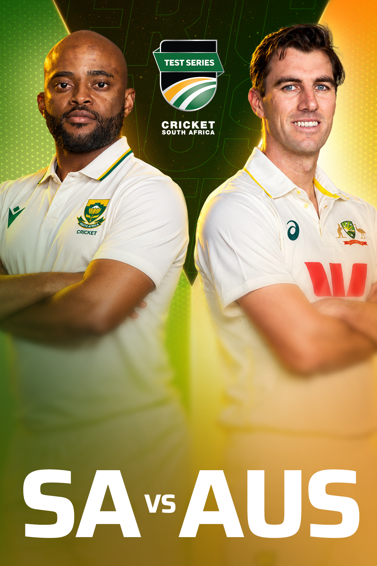 Australia tour of south africa, 2026 cricket vertical banner
