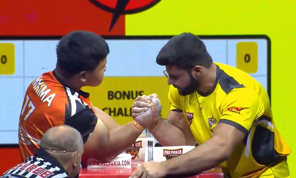 Kiraak Hyderabad vs MP Hathodas | Aabhas Rana vs Kimkima (100+ Kg) | Hindi Highlights